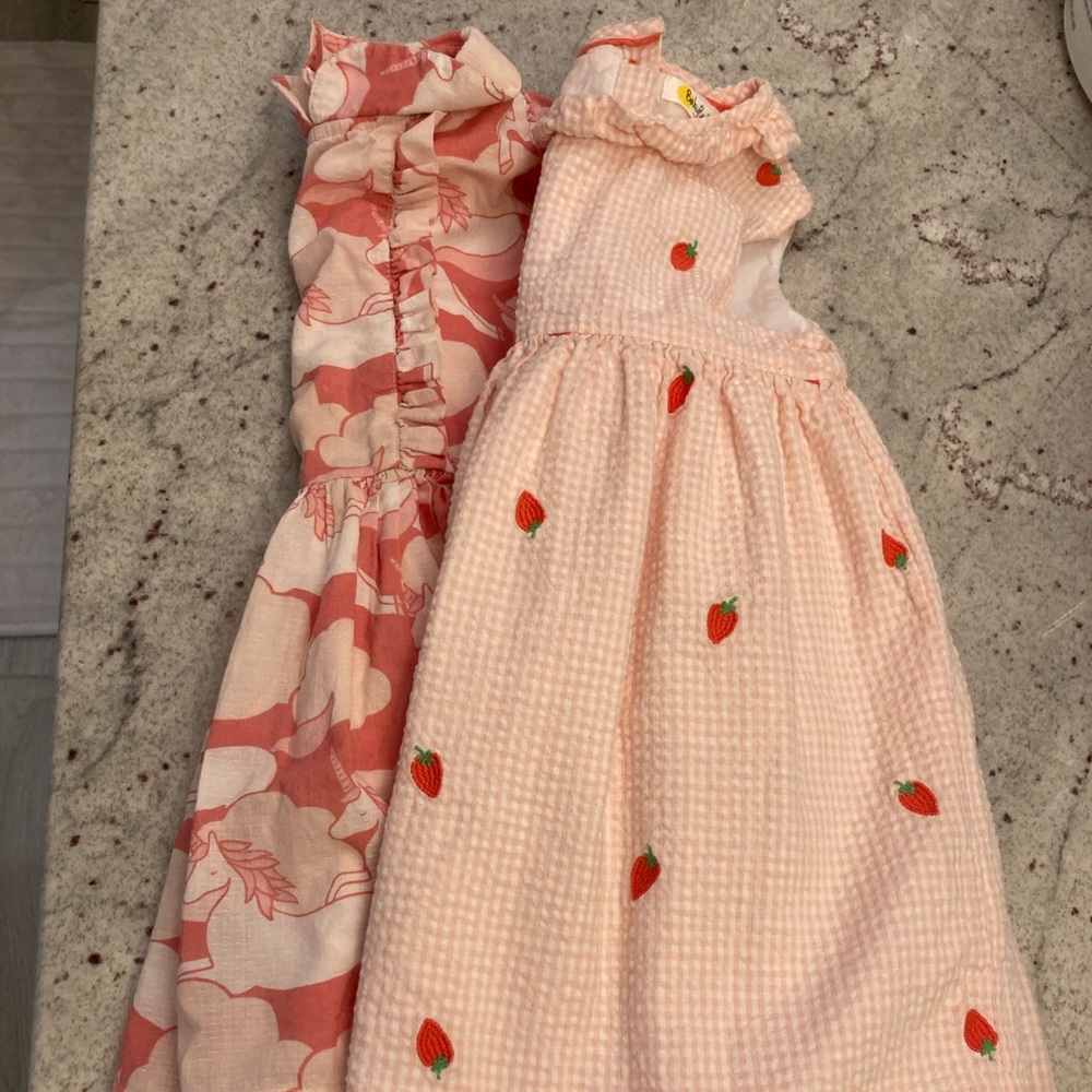 Lot of two (2) Mini Boden dresses in size 2-3 (98cm)